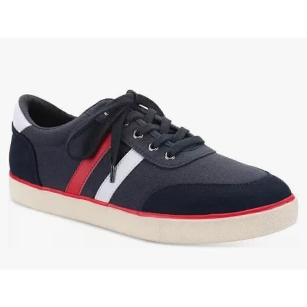 Clubroom Mens Cushioned Noah Round Toe Platform Lace-Up Sneakers